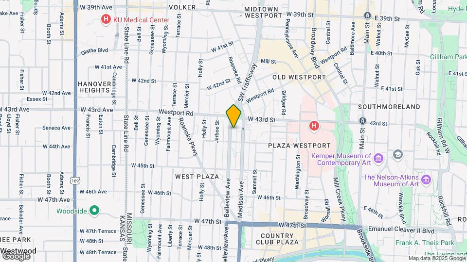 4323 Belleview Ave Map and Location Details