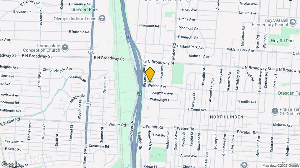 774 Weldon Ave Map and Location Details
