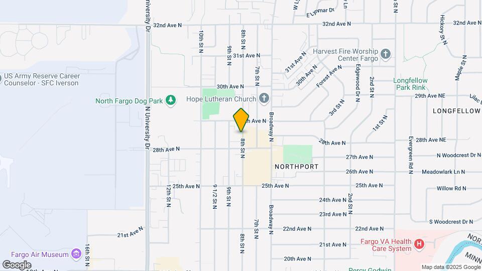2814 8th St N Map and Location Details