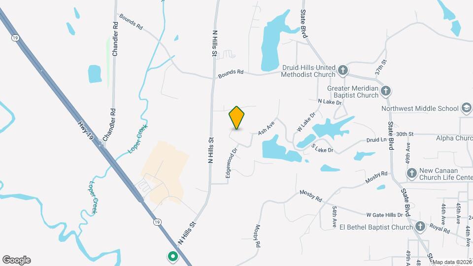 3008 Willow Dr Map and Location Details