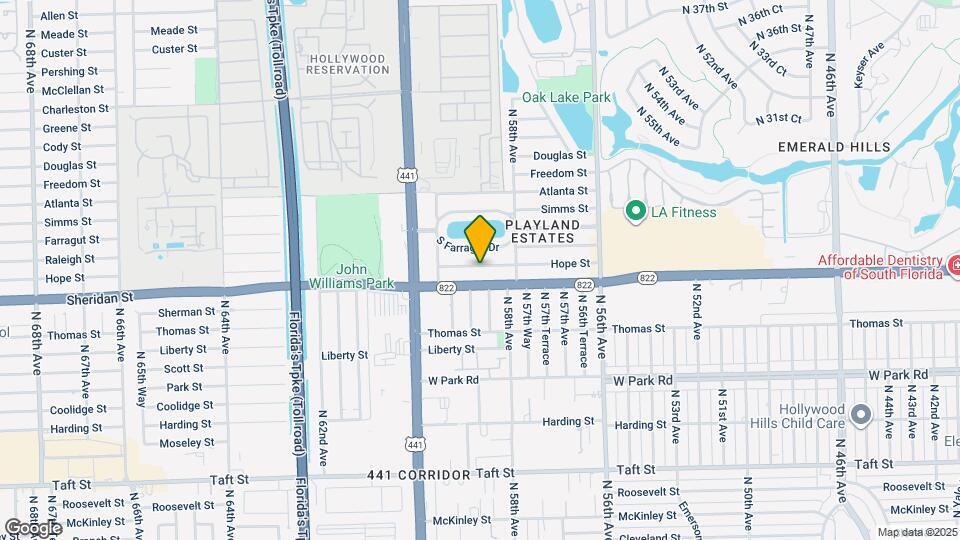 5836 Hope St Map and Location Details