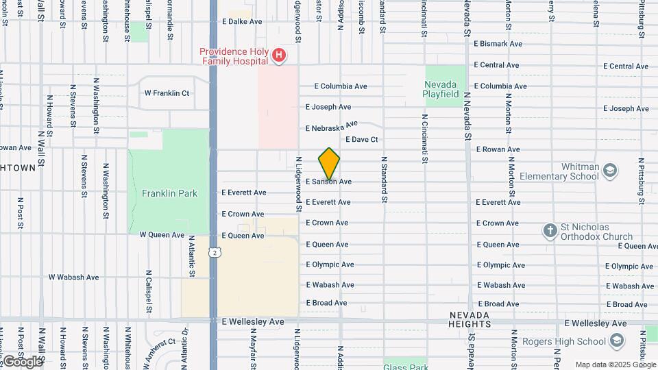 414 E Sanson Ave Map and Location Details