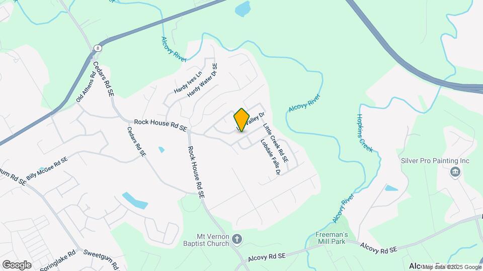 1432 Alcovy Falls Dr SE Map and Location Details