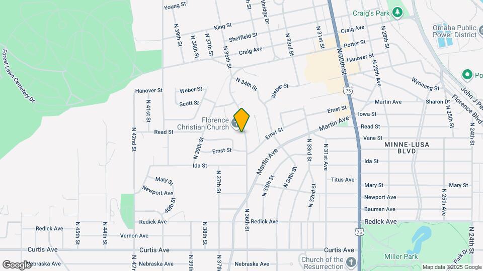 7224 Northridge Dr Mapa y Detalles de la Ubicación