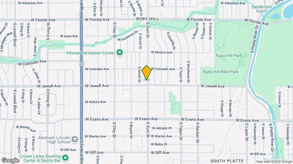 2401 W Jewell Ave Map and Location Details