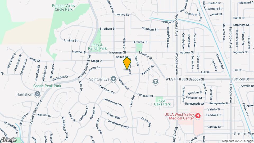 23540 Lull St Map and Location Details