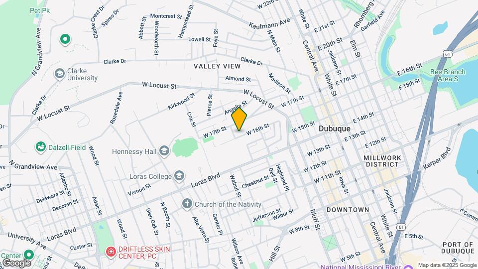 579 W 16th St Map and Location Details