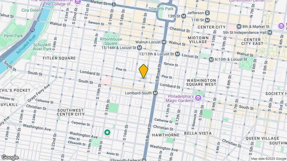 420 South 15th St Map and Location Details