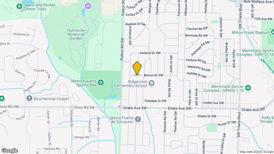 4007 Belvoir Dr SW Map and Location Details