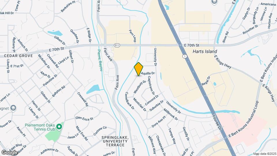 7313 Camelback Dr Map and Location Details