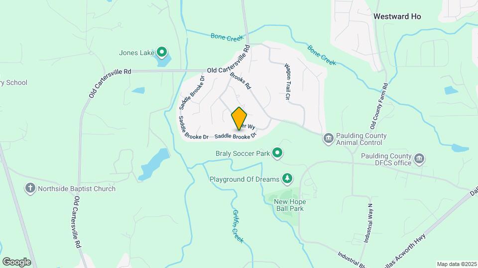 953 Saddle Brooke Dr Map and Location Details