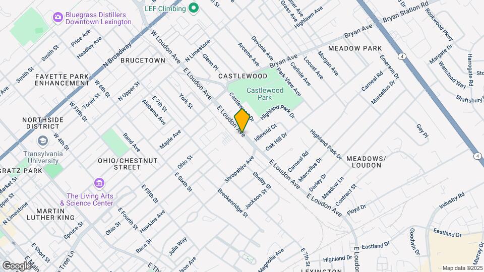280 E Loudon Ave Map and Location Details