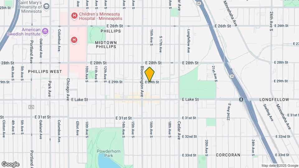 2900 16th Ave S Map and Location Details