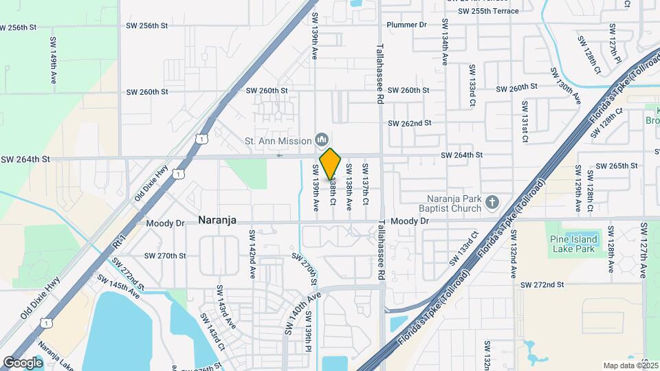 26540 SW 138th Ct Map and Location Details