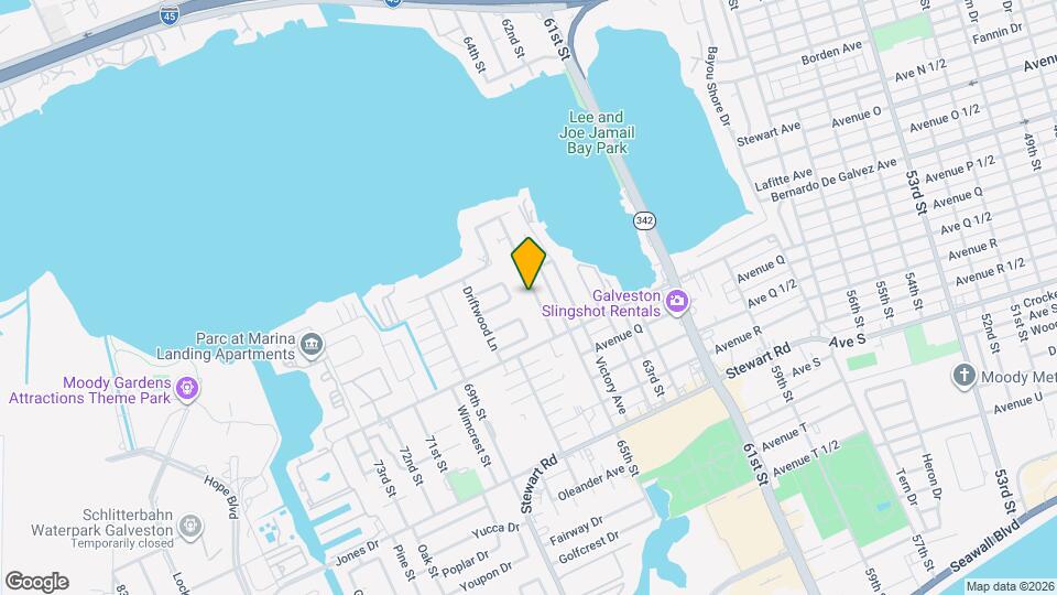 1805 Bayou Homes Dr Map and Location Details