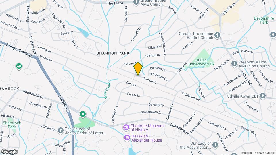 3410 Denson Pl Map and Location Details