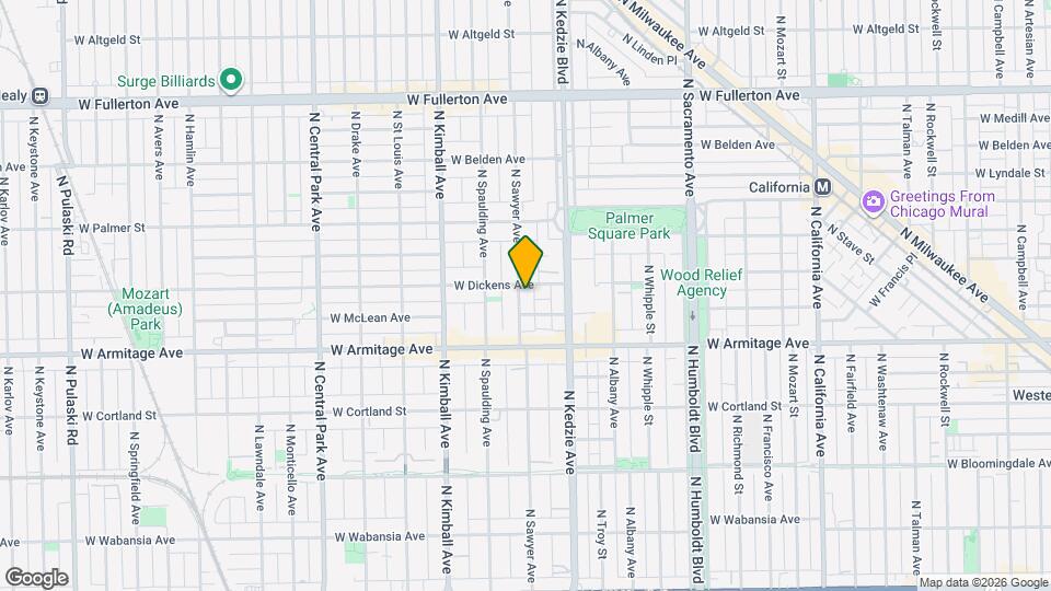2053 N Sawyer Ave, Unit 2 Mapa y Detalles de la Ubicación