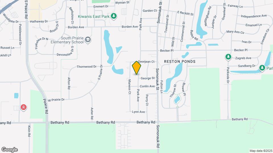 1641 Park Ave Map and Location Details