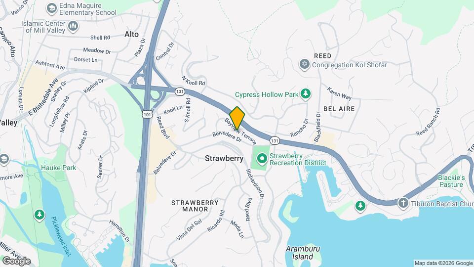 46 Bayview Terrace Map and Location Details