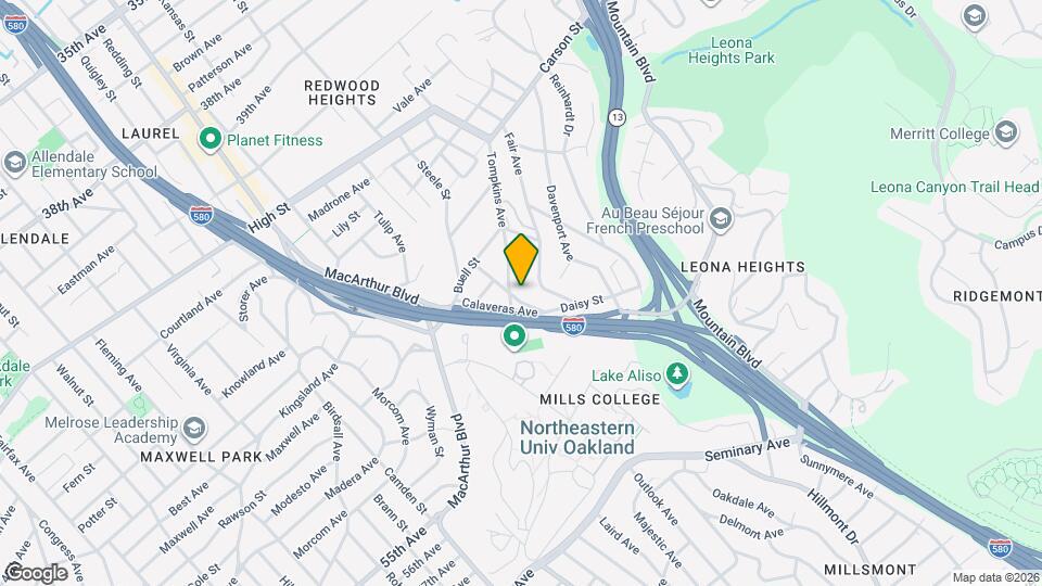 4800 Daisy St, Unit Apt 3 Map and Location Details