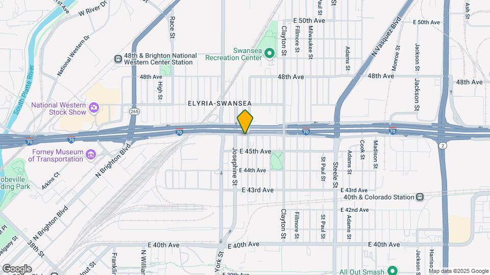 4543 Columbine St Map and Location Details