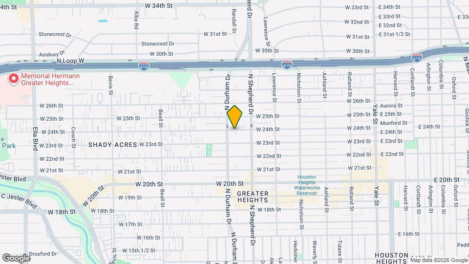 744 W 24th St Map and Location Details