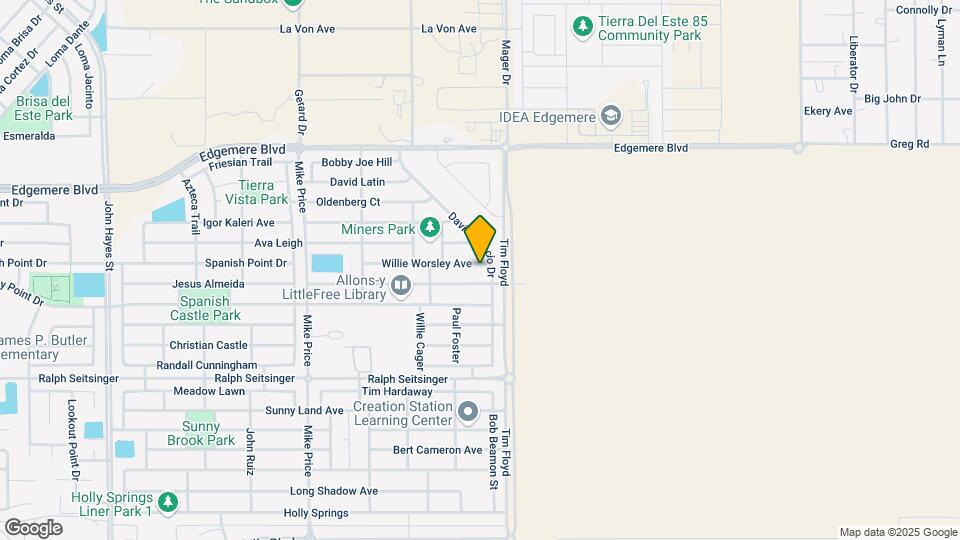 14952 Willie Worsley Ave Mapa y Detalles de la Ubicación