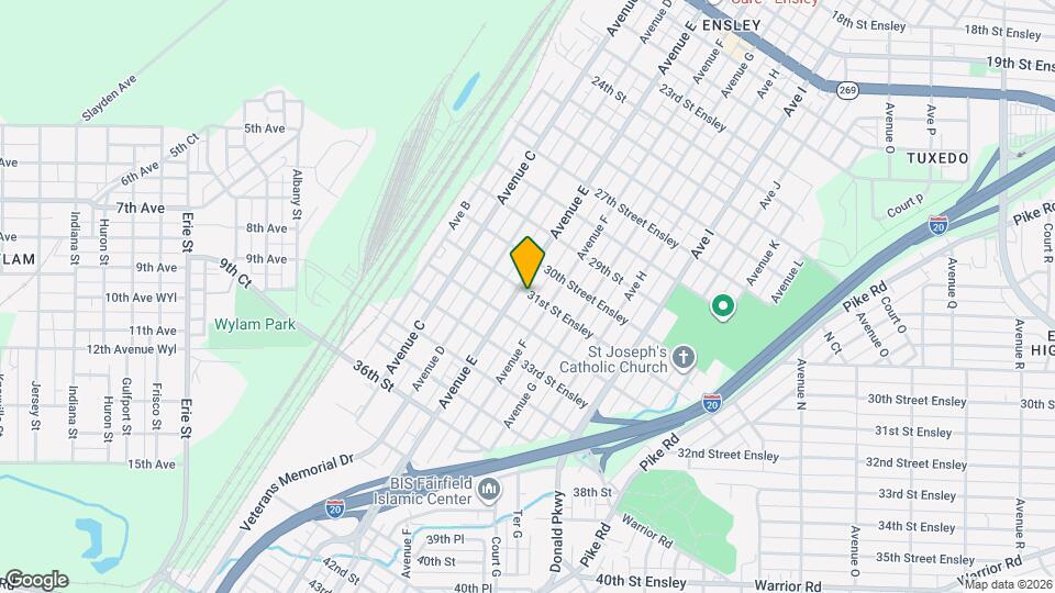 507 31st St Ensley Mapa y Detalles de la Ubicación