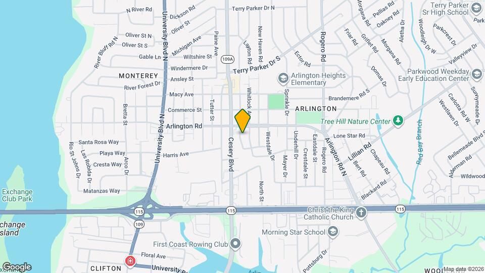 1201 Douglas St Map and Location Details