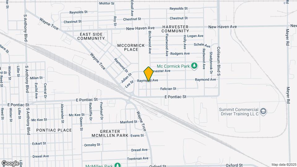 2510 Birchwood Ave Map and Location Details