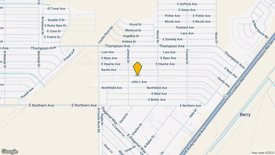 3660 E Shaeffer Ave Map and Location Details