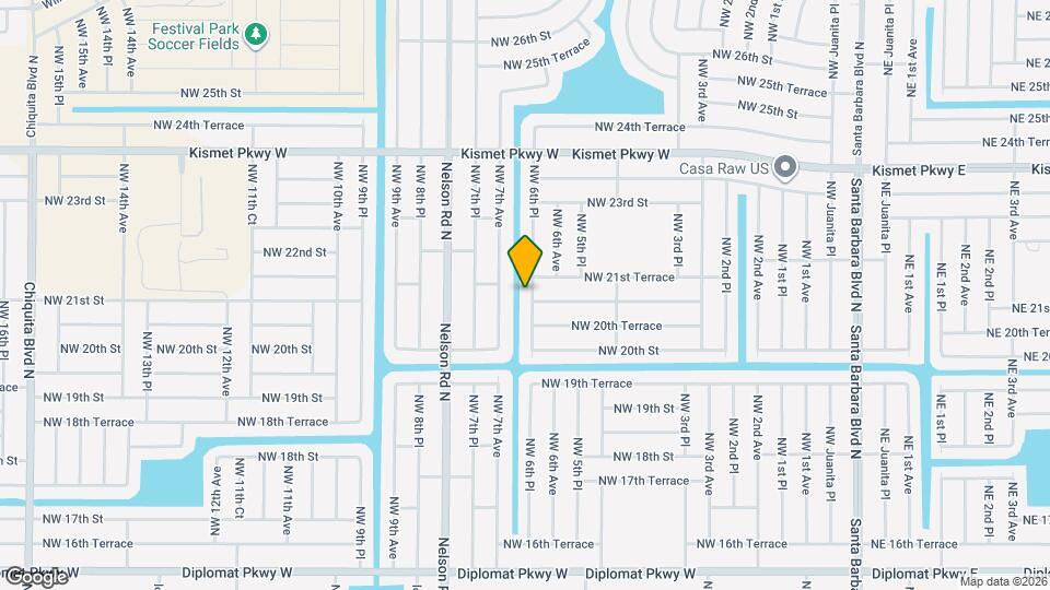2102 NW 6th Pl Mapa y Detalles de la Ubicación