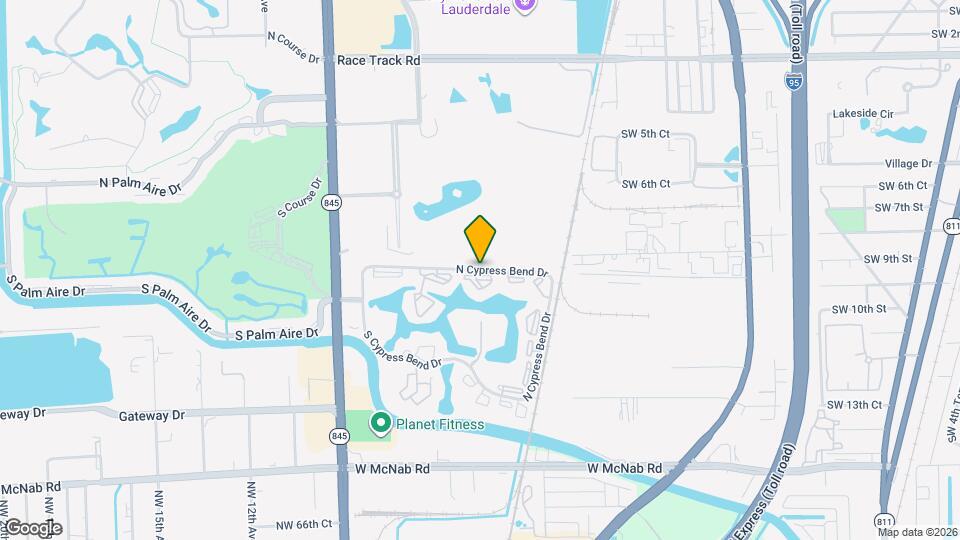 2225 N Cypress Bend Dr Map and Location Details