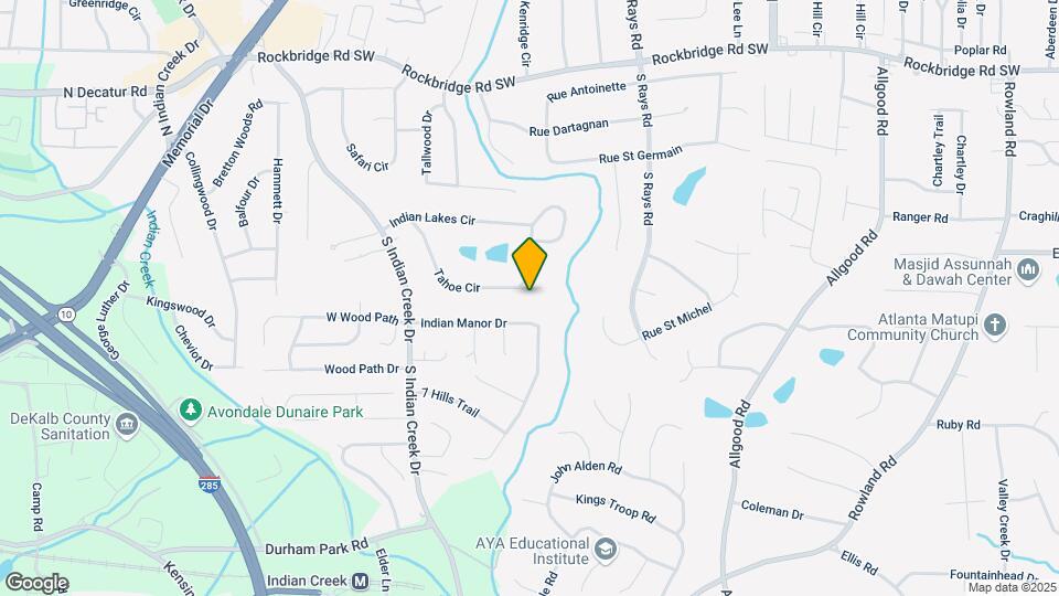 693 Tahoe Cir Map and Location Details