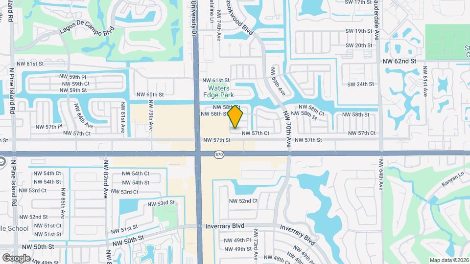 7313 NW 57th Ct Map and Location Details