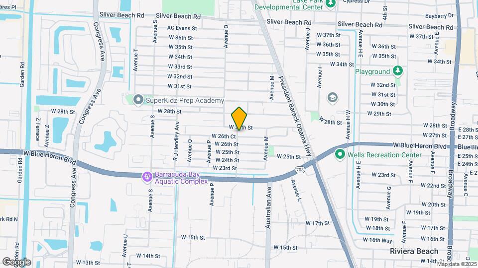 1160 W 26th Ct-Unit -B Map and Location Details