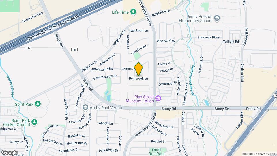 975 Pembrook Ln Map and Location Details