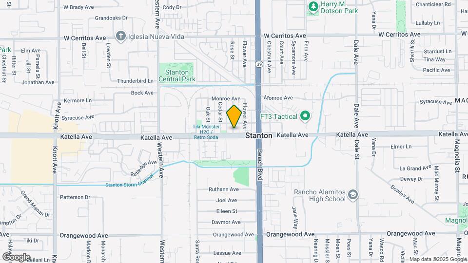 10952 Rose St, Unit 10952 Map and Location Details