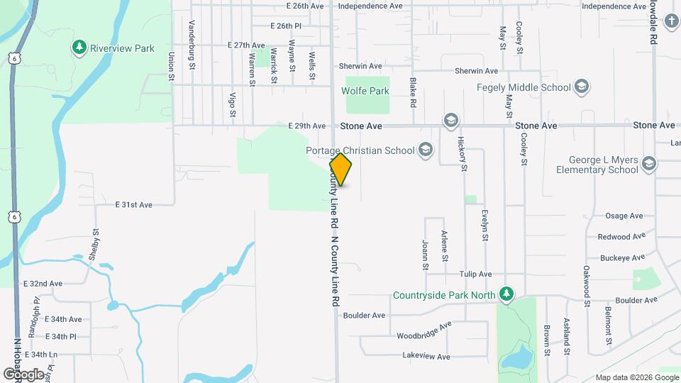 3101 N County Line Rd Mapa y Detalles de la Ubicación