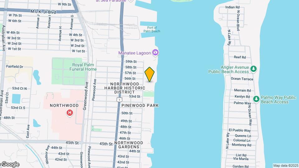 5600 N Flagler Dr Map and Location Details