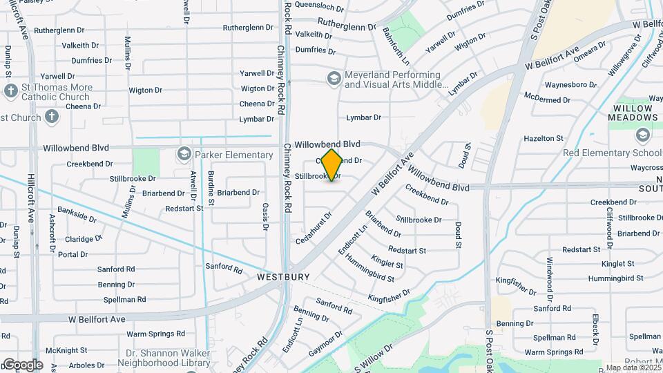 5306 Briarbend Dr Map and Location Details