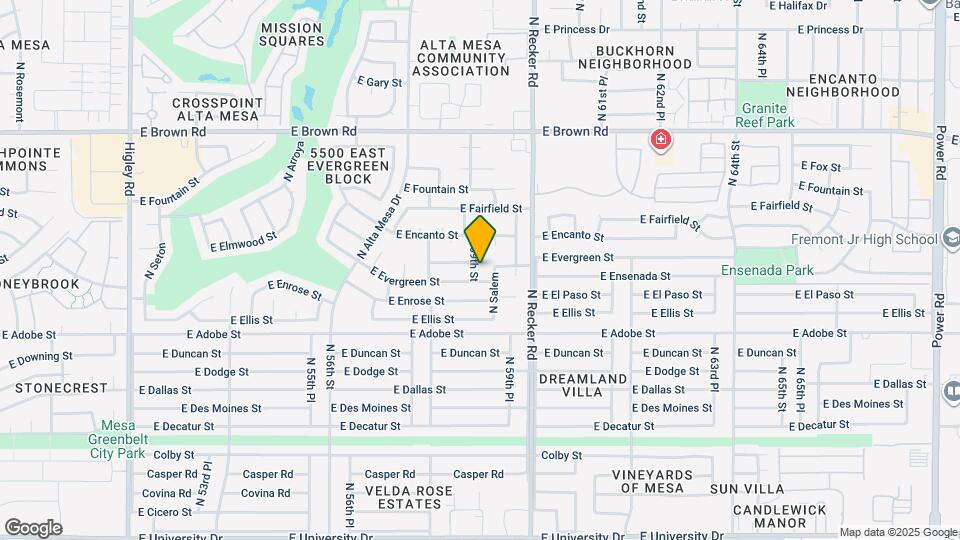 923 N 59th St Map and Location Details
