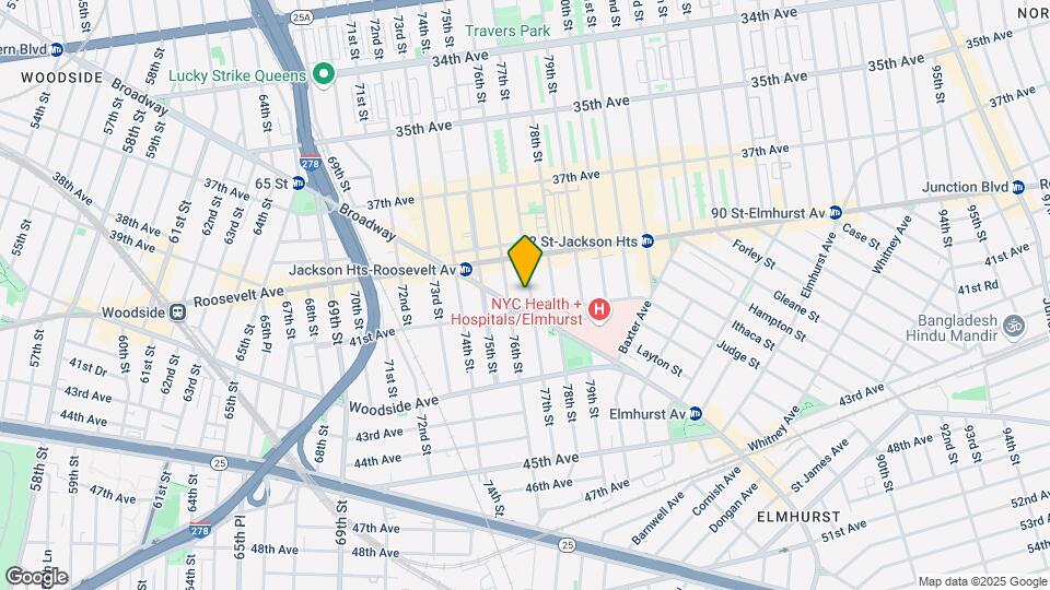4038-4040 77th St Map and Location Details