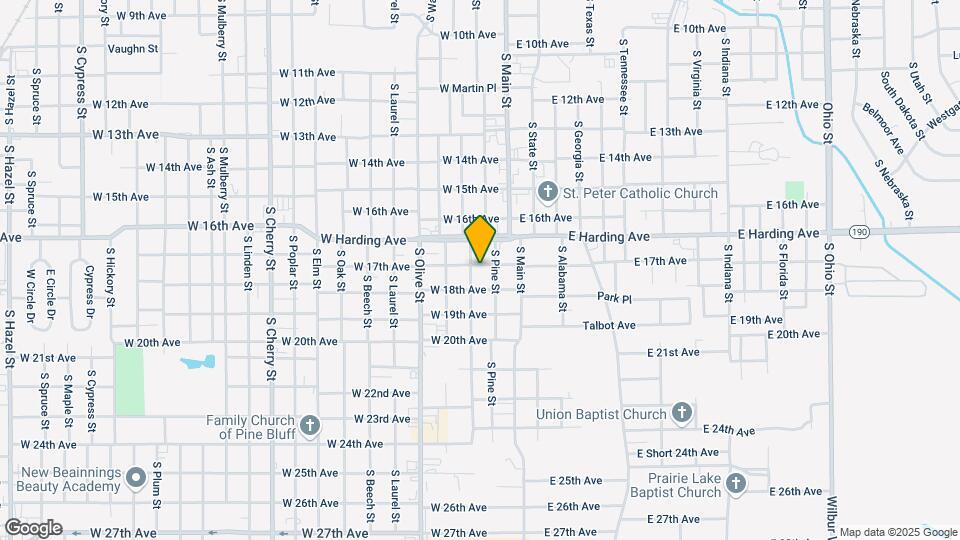 214 W 17th Ave Map and Location Details