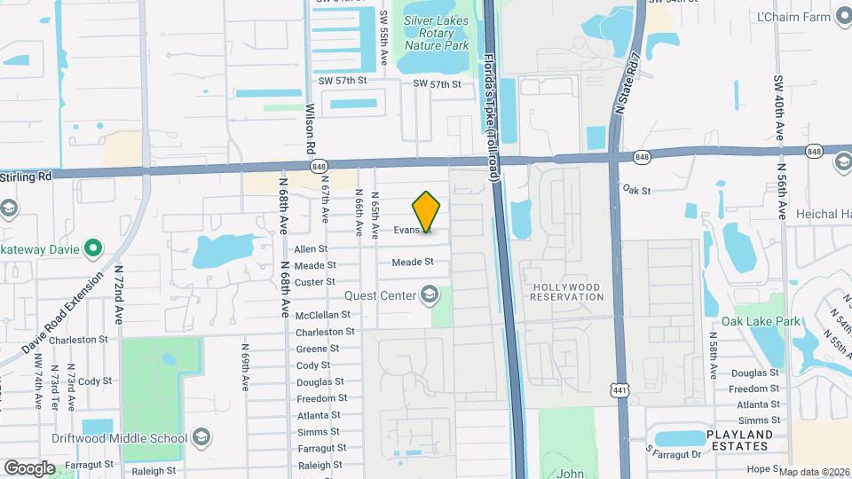 6421 Allen St Map and Location Details