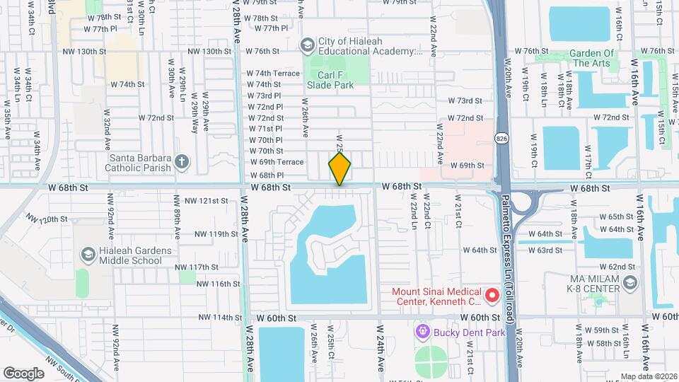 2540 W 67th Pl Map and Location Details