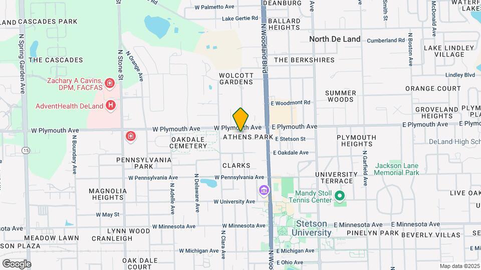 820 N Florida Ave Map and Location Details