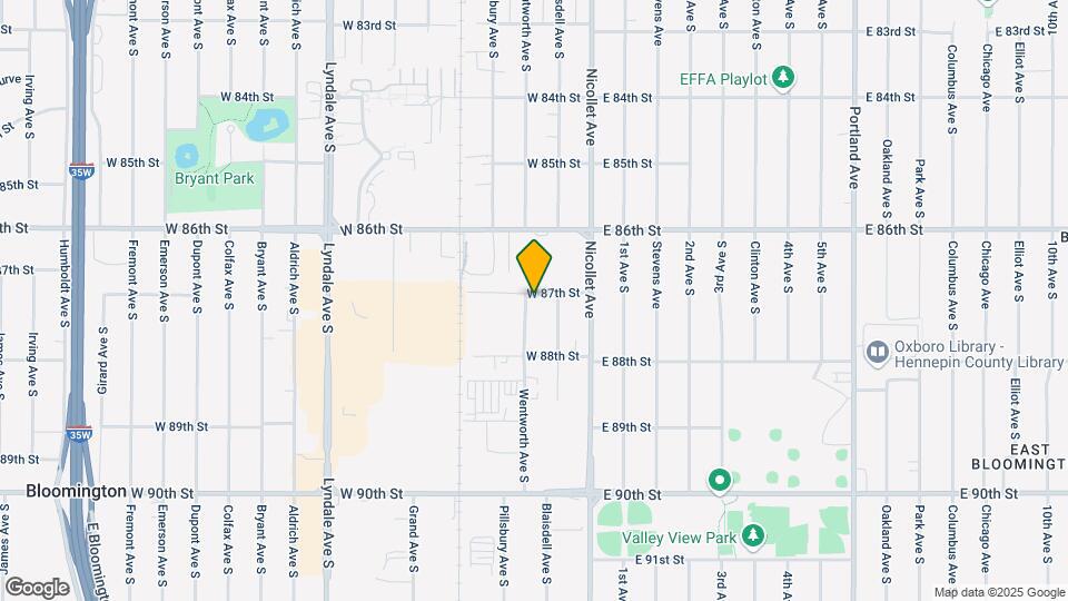 8701 Wentworth Ave S Map and Location Details