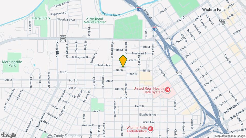1906 8th St Map and Location Details