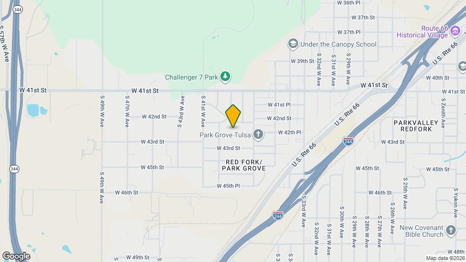 3743 W 42nd Pl Map and Location Details